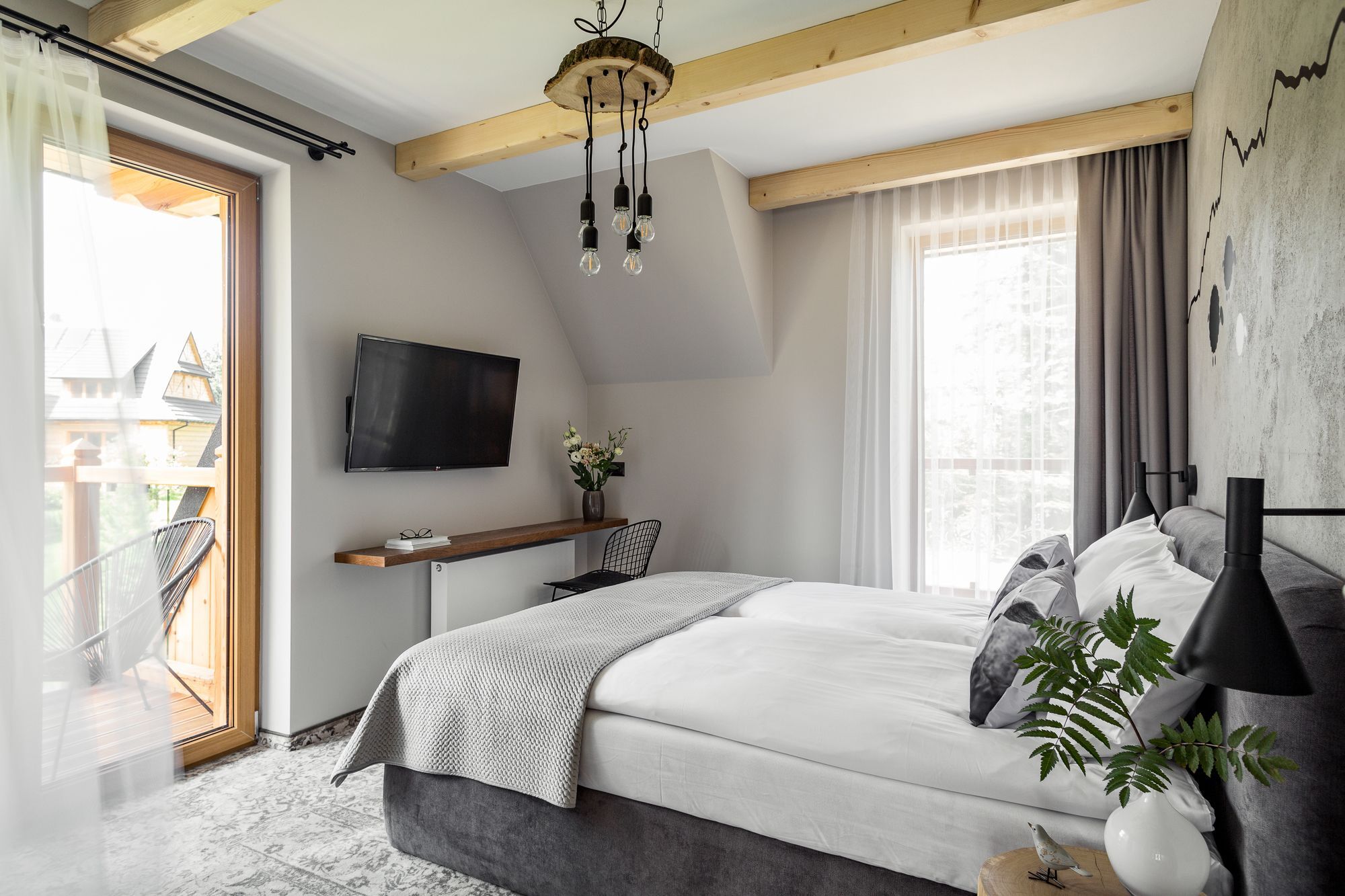 ザコパネ Biala Owca Bed & Breakfast エクステリア 写真 A bedroom