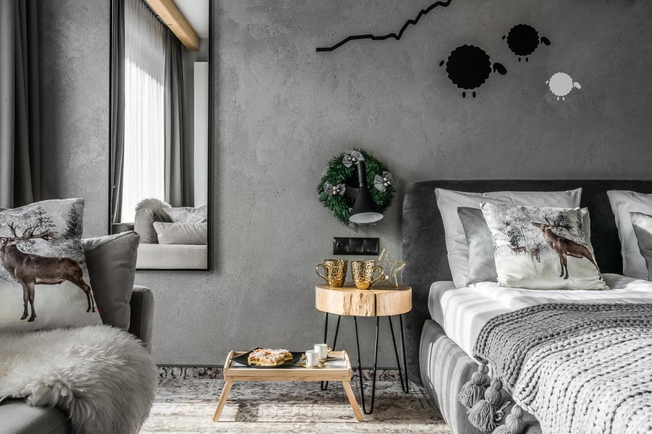 ザコパネ Biala Owca Bed & Breakfast エクステリア 写真 3D rendering of a bedroom